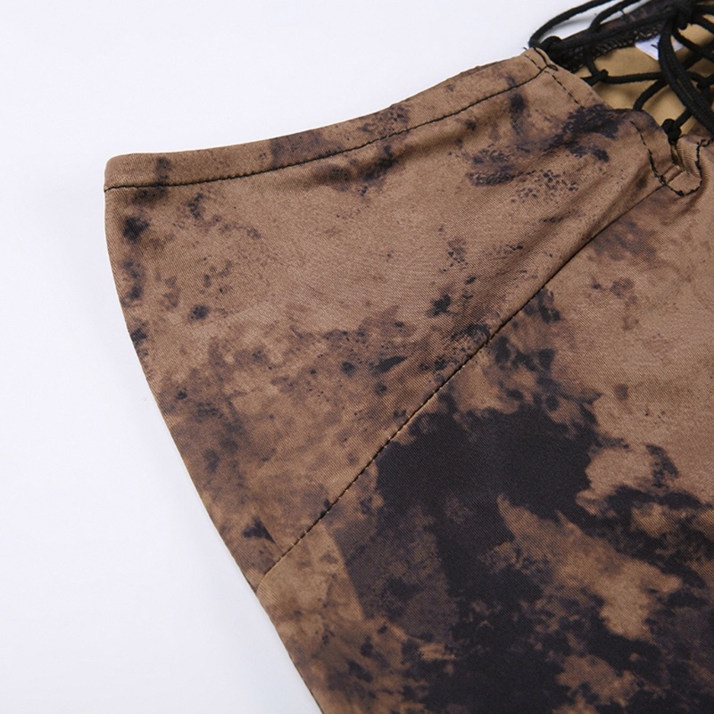 Chân Váy Dài In Họa Tiết Phong Cách Harajuku Thời Trang Mùa Hè Cho Nữ