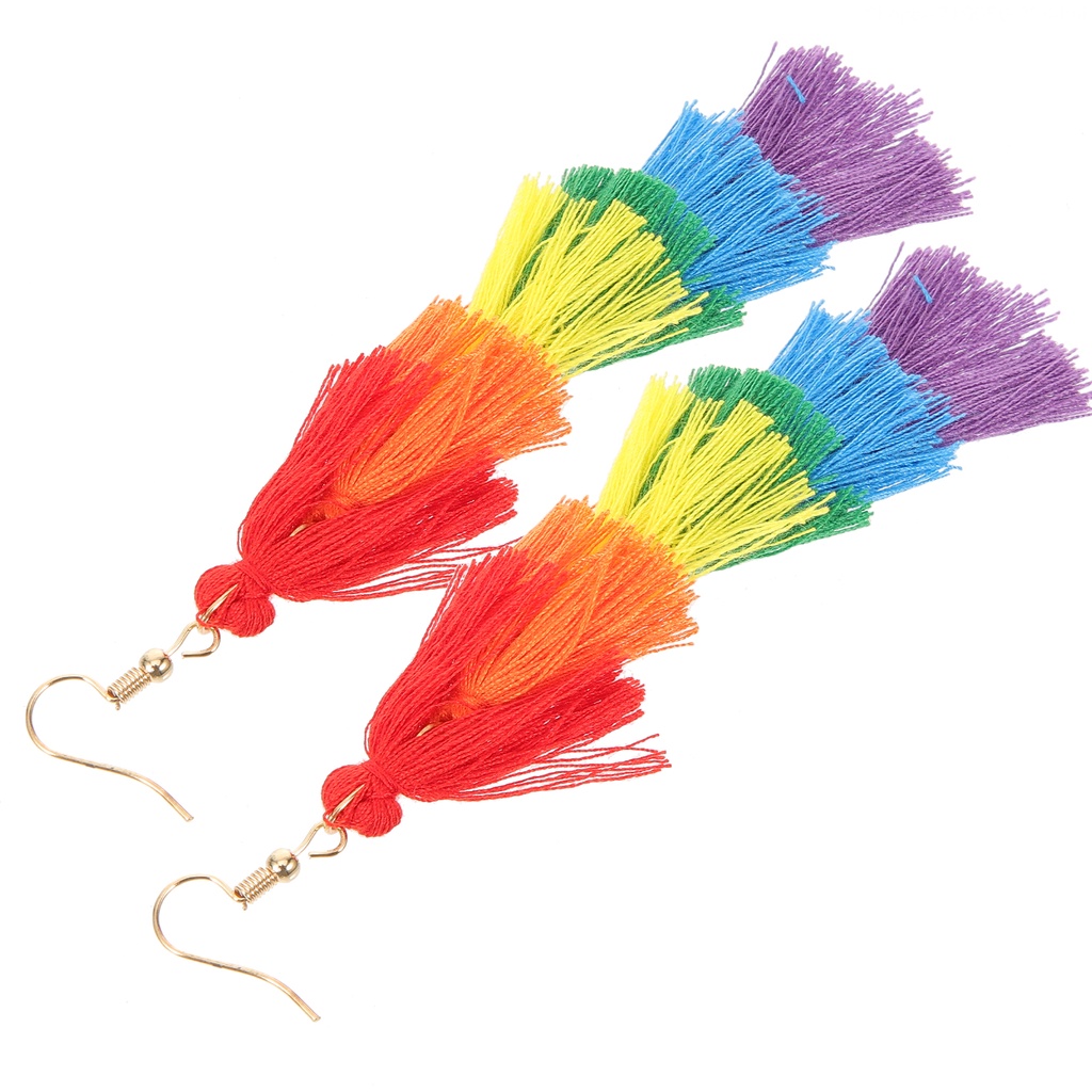 Bông Tai Hình Cầu Vồng Phong Cách Punk Cá Tính