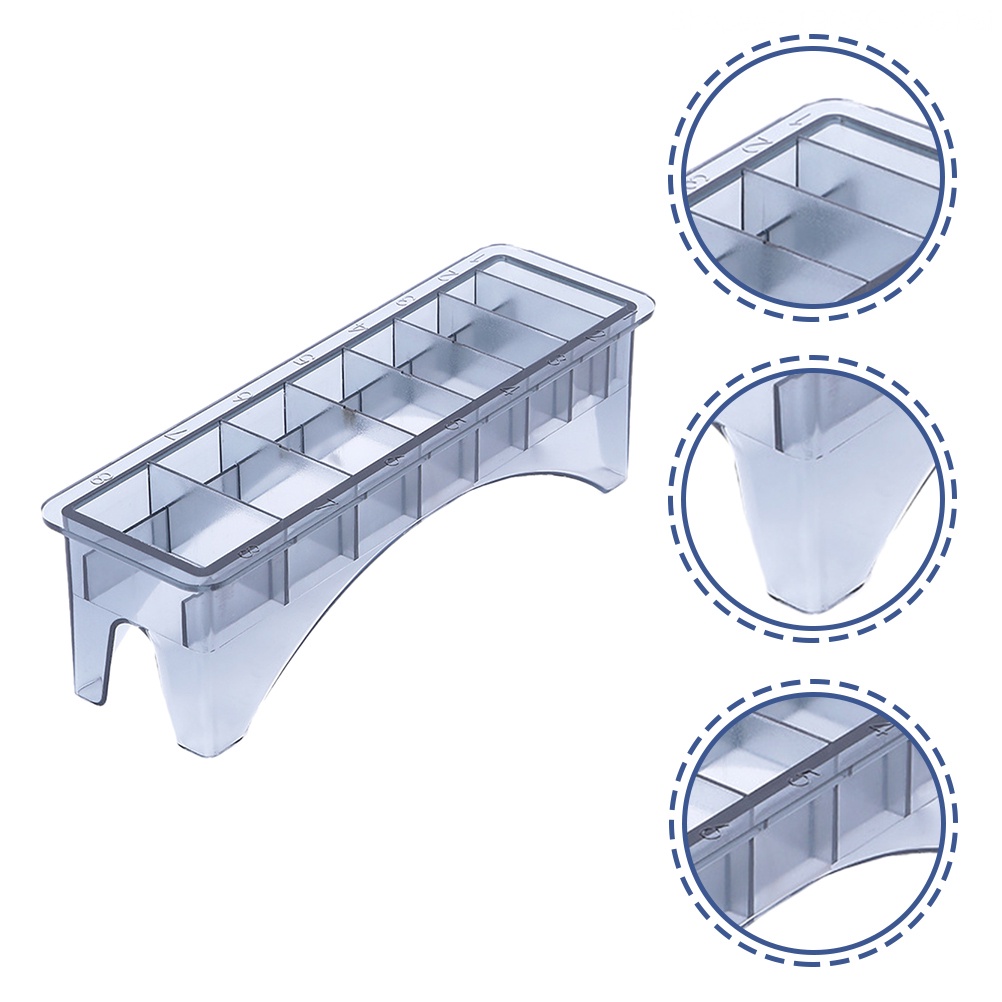 Hộp Nhựa Pp 22x6.5cm Đựng Lược / Kéo Điện Tiện Dụng