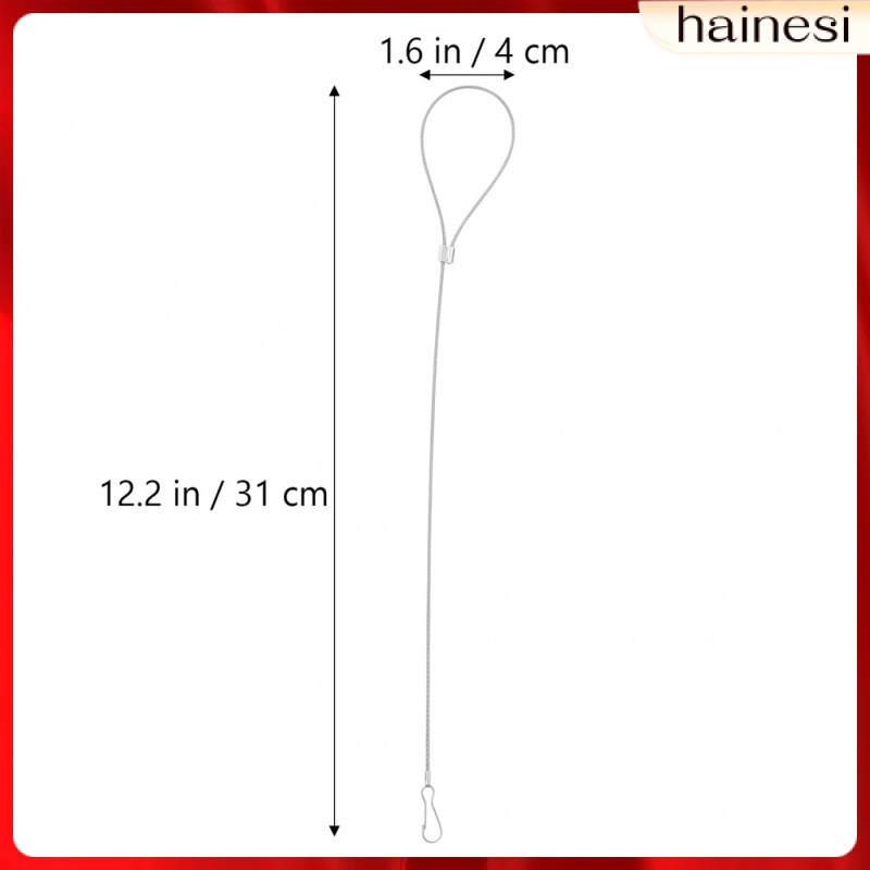 Bộ 3 Cái Chốt Cố Định Dây Cáp Cổng Bằng Thép Không Gỉ Chống Rơi Có Thể Điều Chỉnh