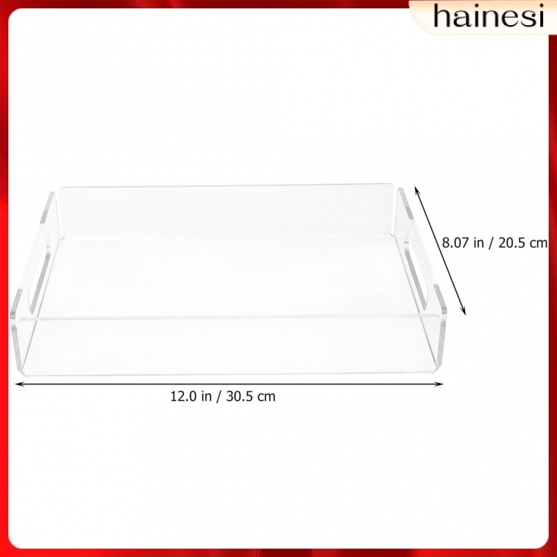 Khay Đựng Đồ Trang Điểm Bằng Acrylic Màu Bạc Sắp Xếp Gọn Gàng Cho Nhà Bếp