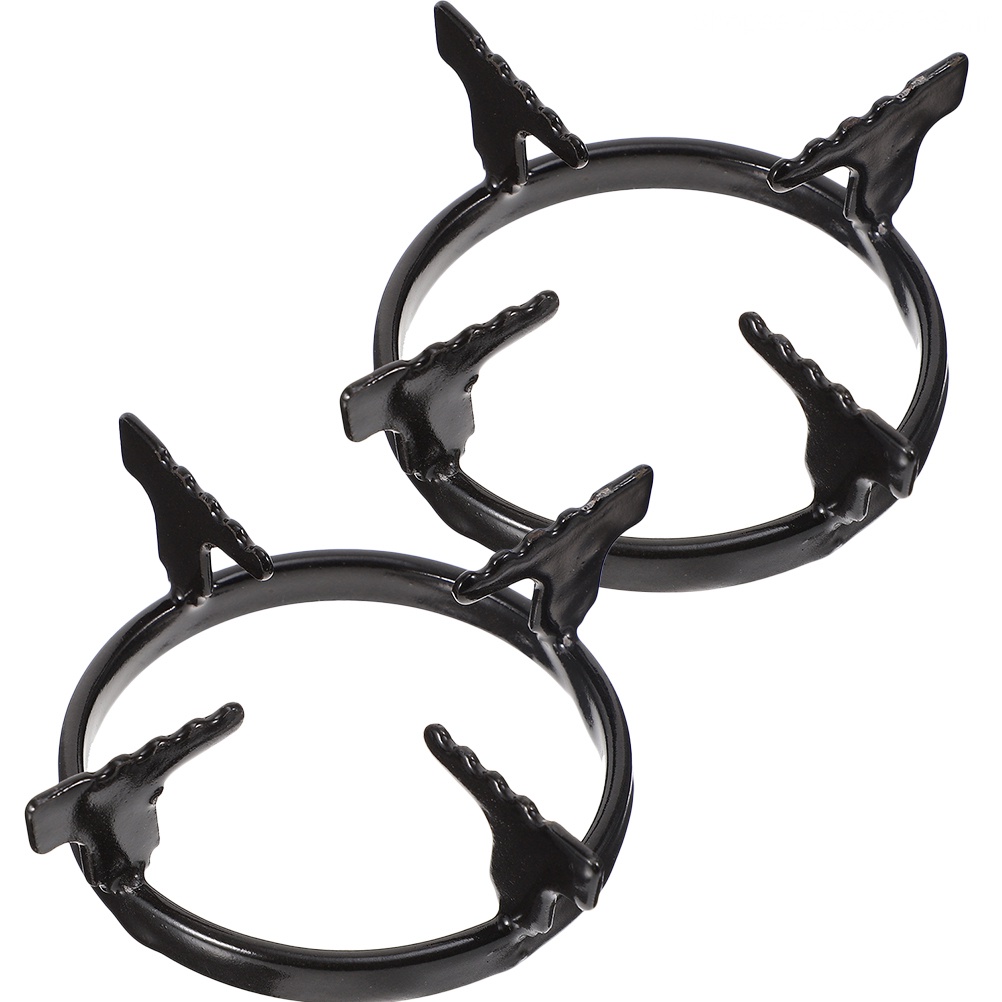 Set 2 Giá Đỡ Nồi Bằng Sắt Kích Thước 12X12X3.5cm Tiện Dụng