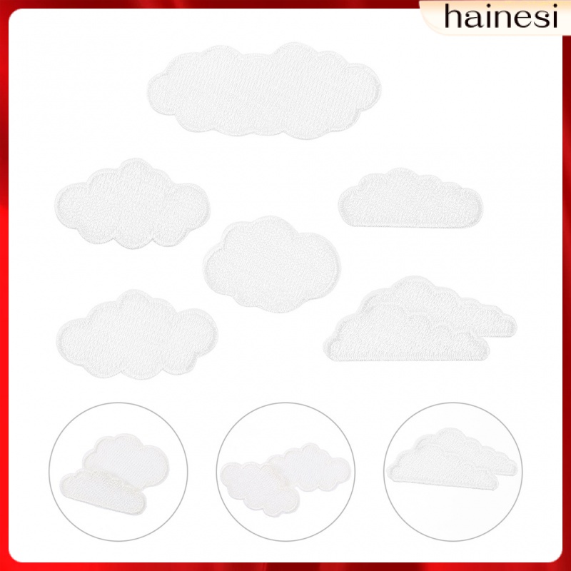 Bộ 6 Miếng Vá Ủi Quần Áo Hình Đám Mây Dễ Thương