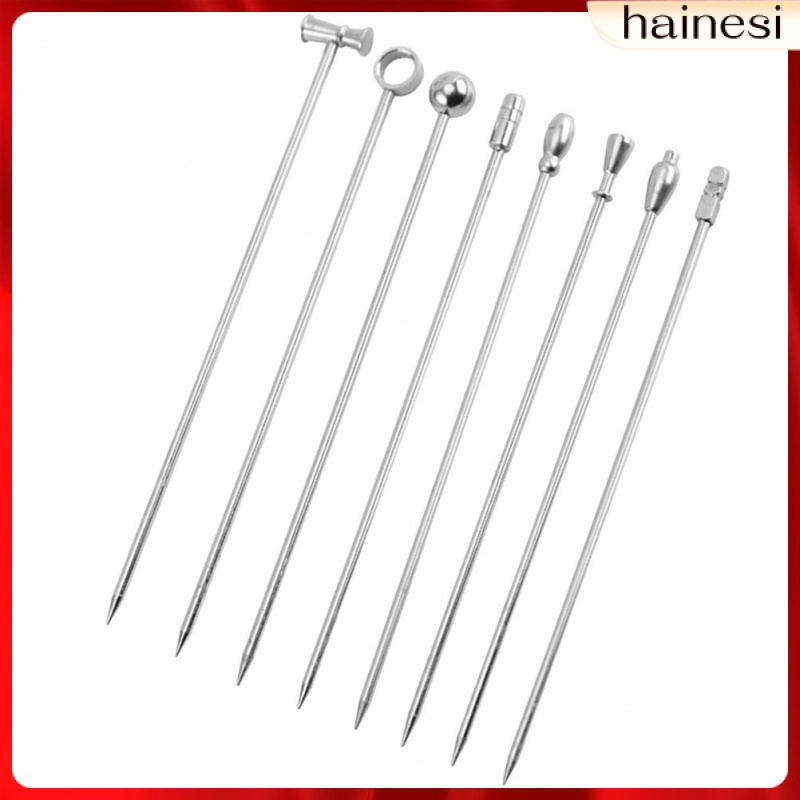 Set 8 Que Khuấy Bằng Thép Không Gỉ Làm Bánh Sandwich