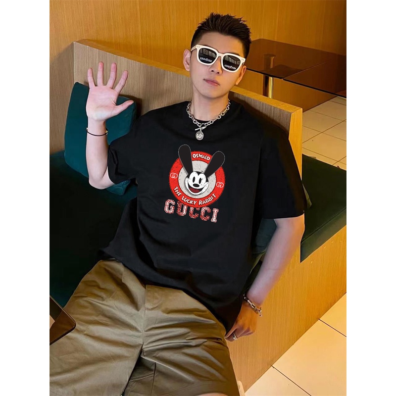 Áo Thun Tay Ngắn Dáng Rộng In Họa Tiết Hoạt Hình Thời Trang Mùa Hè Chất Lượng Cao Cho Nam Và Nữ