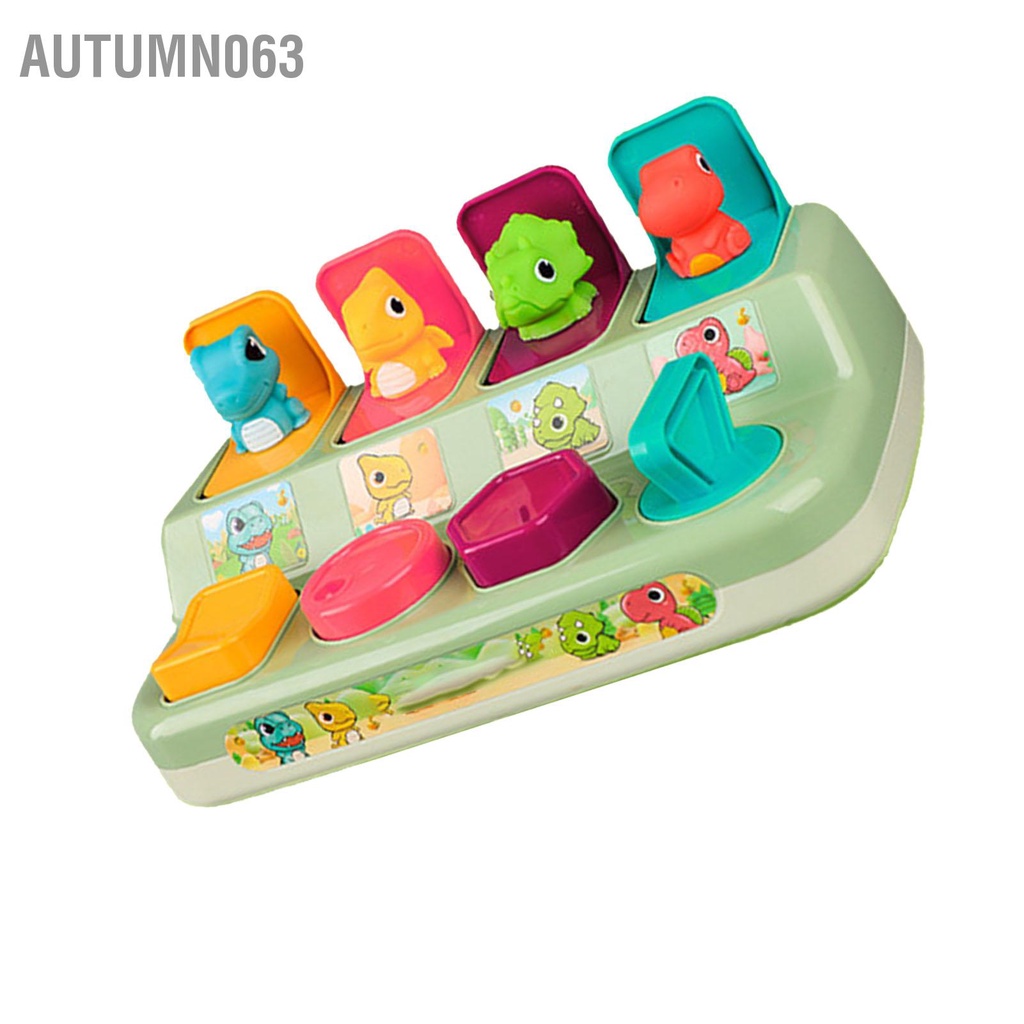 Autumn063 Đồ chơi bật lên cho bé đầy màu sắc Phát triển giáo dục sớm Popup khủng long trẻ mới biết đi