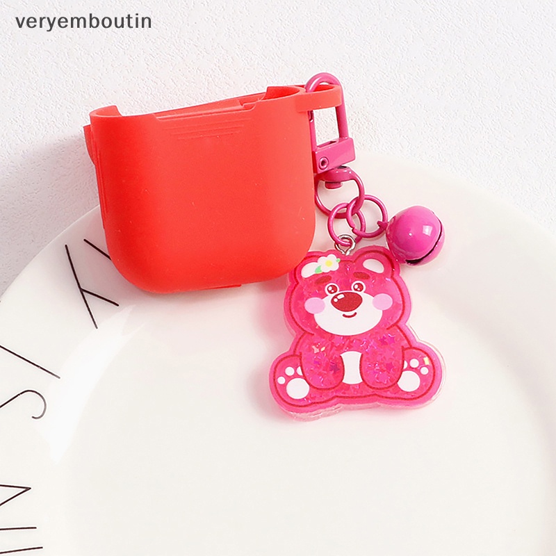 Móc Khóa Hình Gấu Dâu Hoạt Hình Dễ Thương