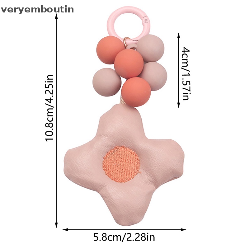 1 Móc Khóa Hình Hoa Nhiều Màu Sắc Thời Trang