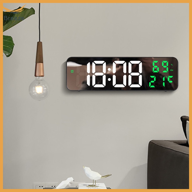 Đồng Hồ Báo Thức Điện Tử Màn Hình Led Kỹ Thuật Số Hiển Thị Nhiệt Độ Và Độ Ẩm