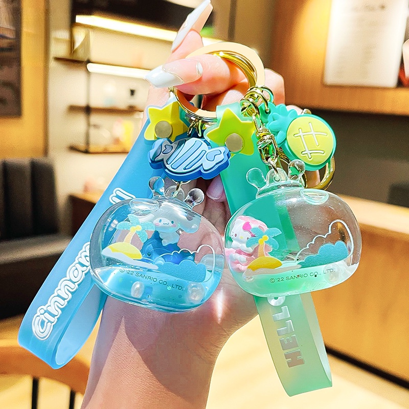 Móc Khóa Hình Sanrio Hoạt Hình Bằng Acrylic