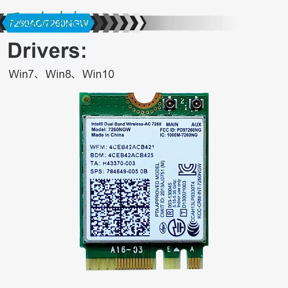 Thẻ Mạng Không Dây Bluetooth 1200M NGFF M.2 2.4G 5G