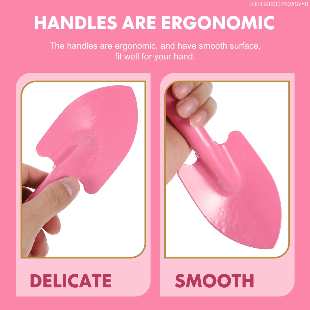 Bộ 4 Dụng Cụ Xẻng Xúc Đất Bằng Kim Loại Tiện Dụng Cho Bé