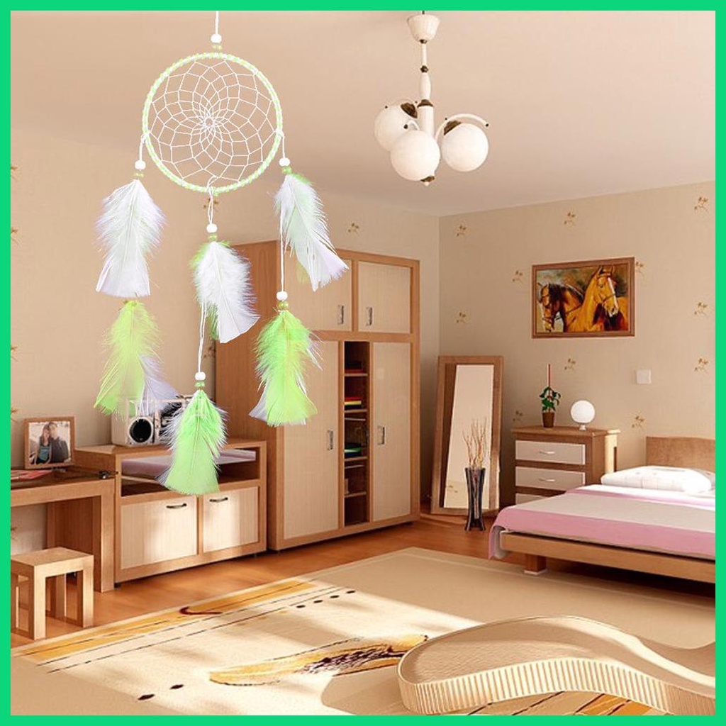 Set 10 Vòng Kim Loại Tròn Gắn Lưới Bắt Giấc Mơ