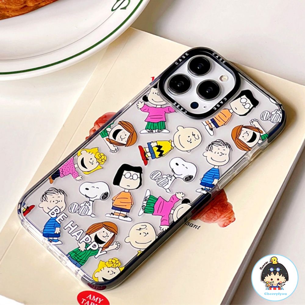Ốp Điện Thoại TPU Mềm Trong Suốt Chống Sốc In Hình Snoopy Dễ Thương Cho IPhone 11 12 13 14 Pro Max