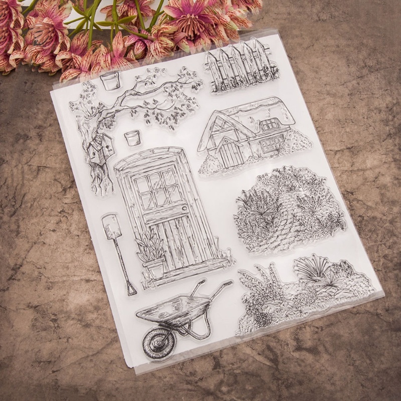 Con Dấu Trong Suốt In Họa Tiết Trang Trí Sổ Tay DIY