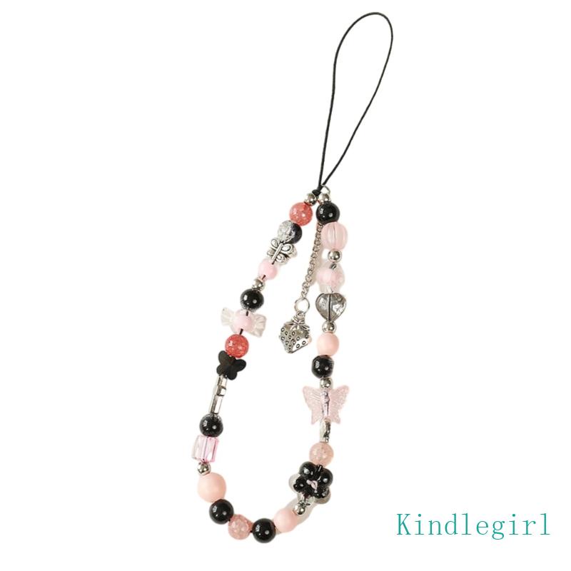 Dây Chuỗi Hạt Nhiều Màu Sắc Bằng Acrylic Hình Hoa / Bướm / Trái Tim