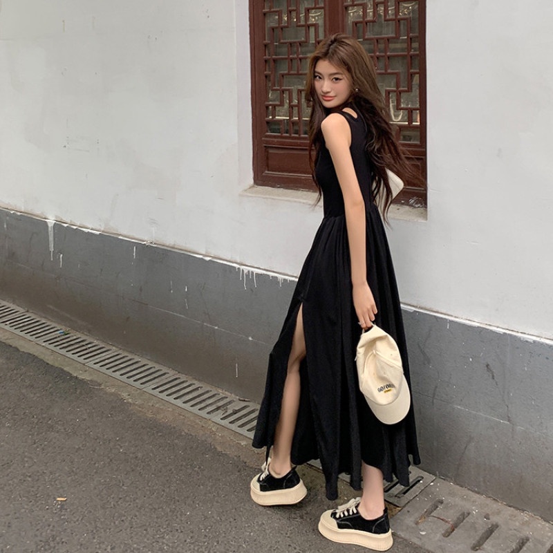 Đầm maxi Dáng Rộng Xẻ Tà Thời Trang Mùa Hè Cá Tính