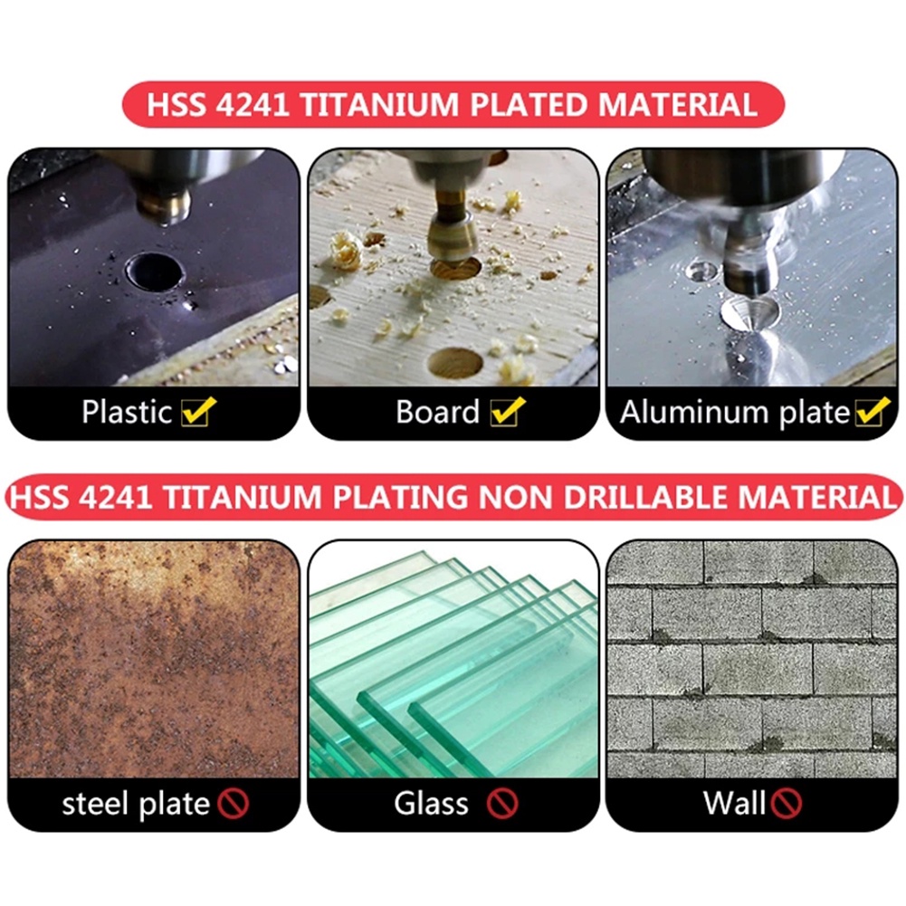 1 Mũi Khoan Cắt Lỗ Bằng Titan Chất Lượng Cao