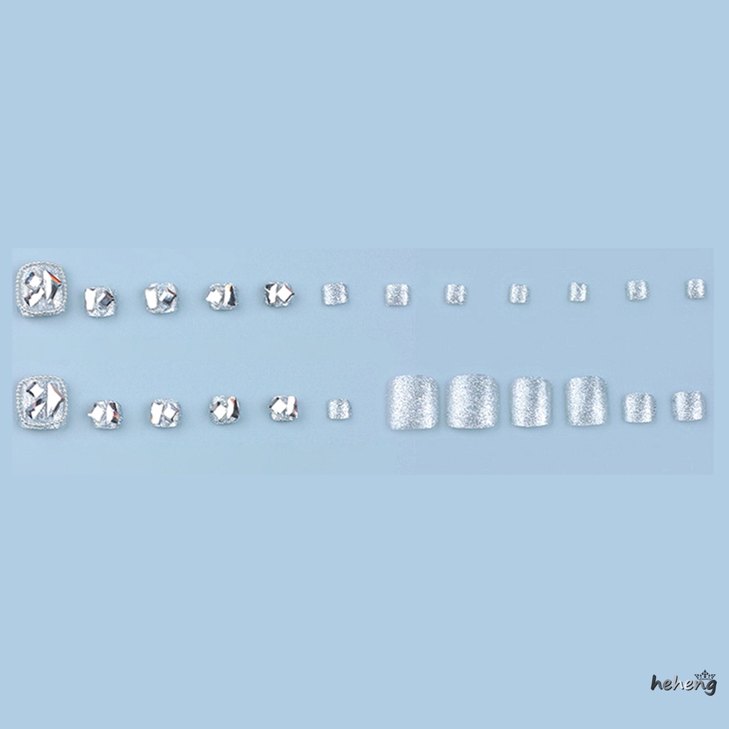 Móng Tay Giả Toàn Diện Không Phai Màu Kèm Keo Dán