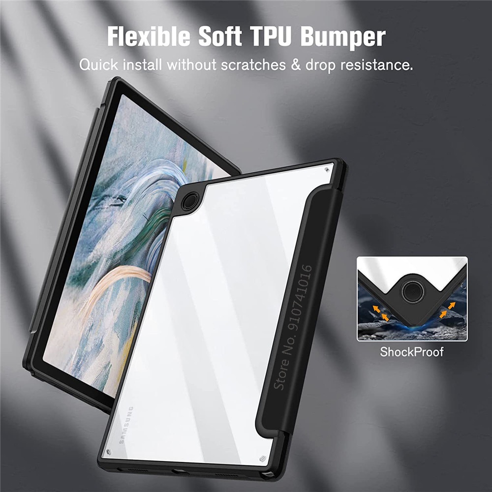 Ốp Máy Tính Bảng Gập Ba Khúc Cho Samsung Galaxy Tab A8 10.5 inch 2023 Samsung Tab A8 10.5 inch SM-X200 / X205 X207