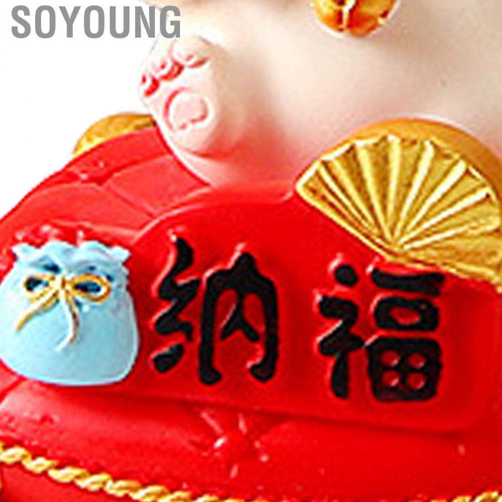 Soyoung Car Interior Lucky  Ornament Smartphone Stand Cute Handsfree Functional Decorative for Dashboard