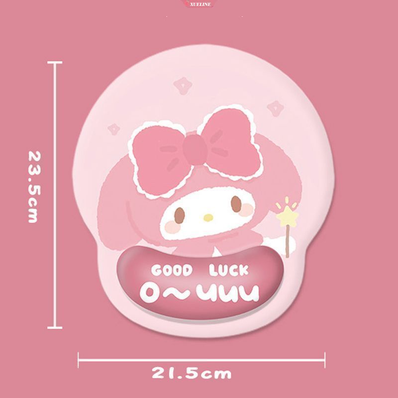 Sanrio Miếng Lót Chuột Bằng Silica Gel Hình Kuromi Melody Pochacco Dễ Thương Cho Nữ [ZXL]