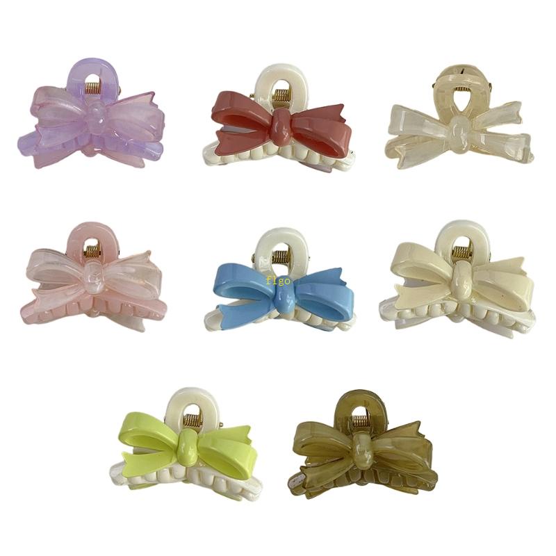 Kẹp Tóc Hình Cá Mập Mini Trang Trí Nơ Xinh Xắn Dành Cho Nữ