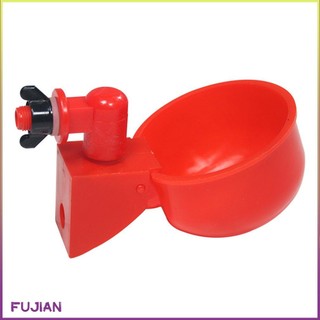 Automatic Chicken Water Cup Durable Use Plastic Drinking Bowl For Poultry Pigeon Bird Rabbit Cage