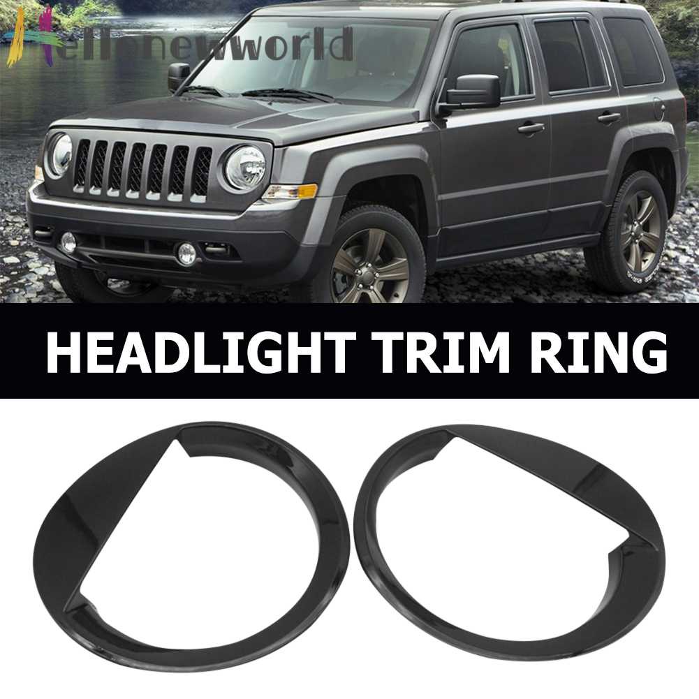 Bộ 2 Khung Bảo Vệ Đèn Pha Trước Cho Xe Hơi Jeep Patriot