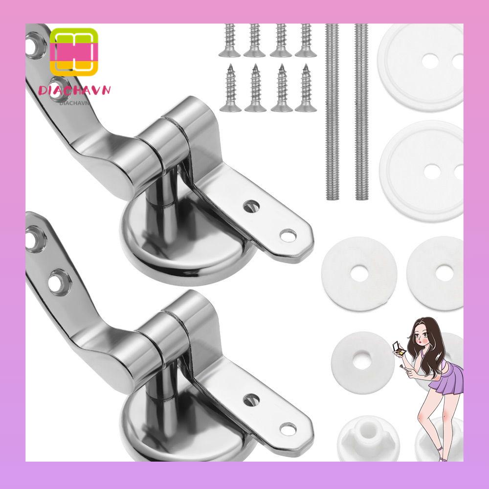 Bản Lề Mạ Chrome Bền Bỉ Dùng Sửa Chữa Nắp Bồn Cầu