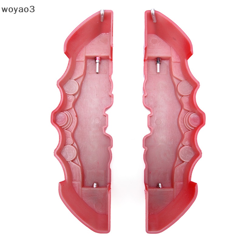 Set 2 Ốp Kẹp Phanh Trước / Sau Bằng ABS Chuyên Dụng Cho Xe Hơi woyao3