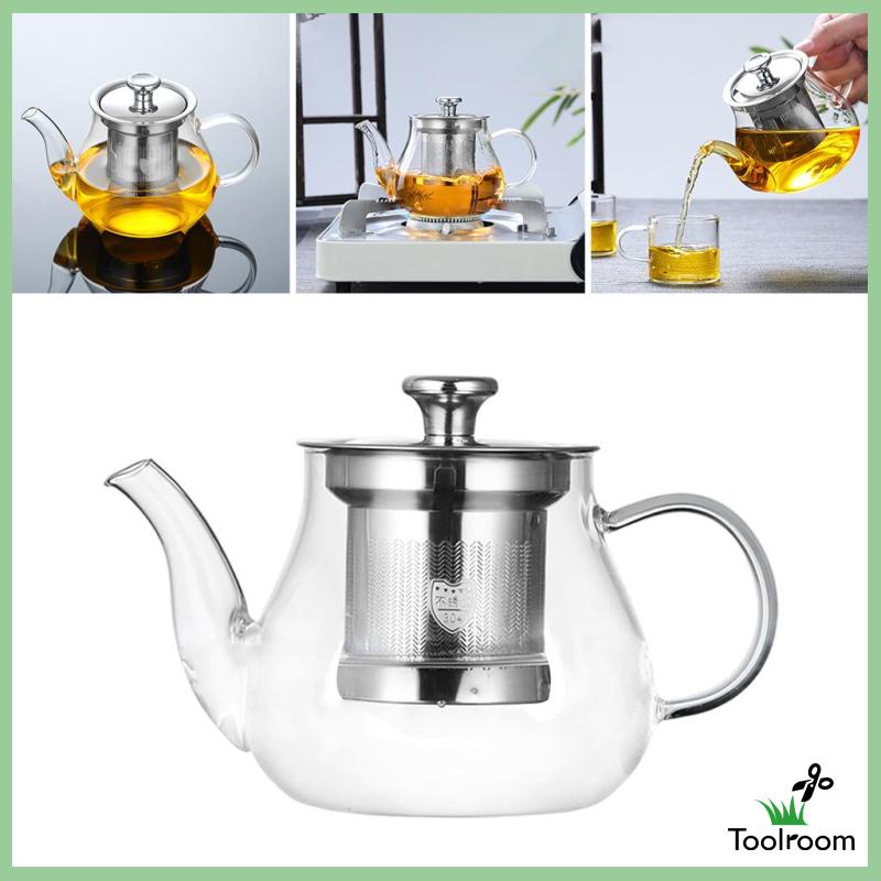 Ấm Trà Thủy Tinh Có Đồ Lọc Tháo Rời Được Dung Tích 400ml