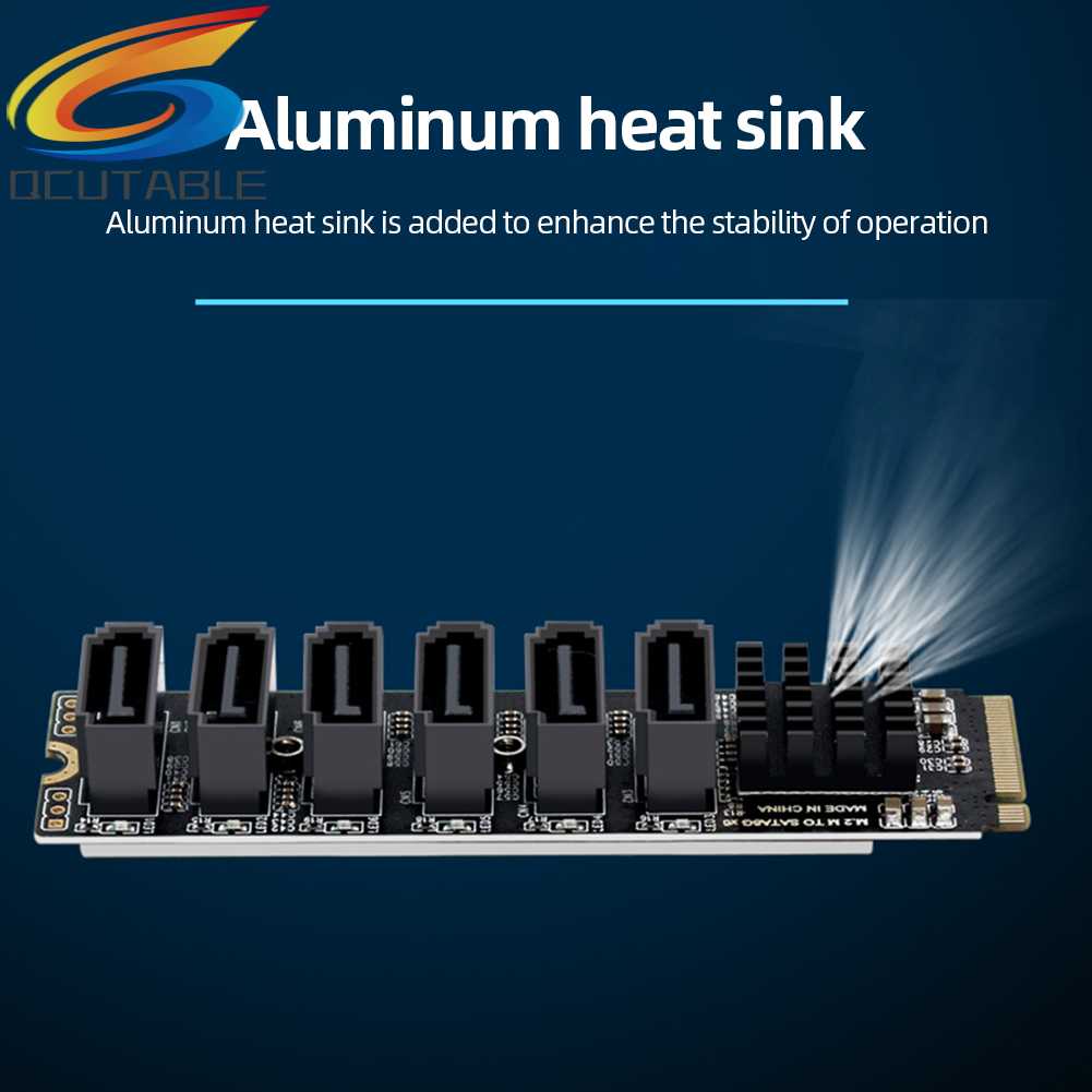 Card Mở Rộng M2 M-EKY PCIE3.0 Sang SATA6G Cho Ổ Cứng SATA