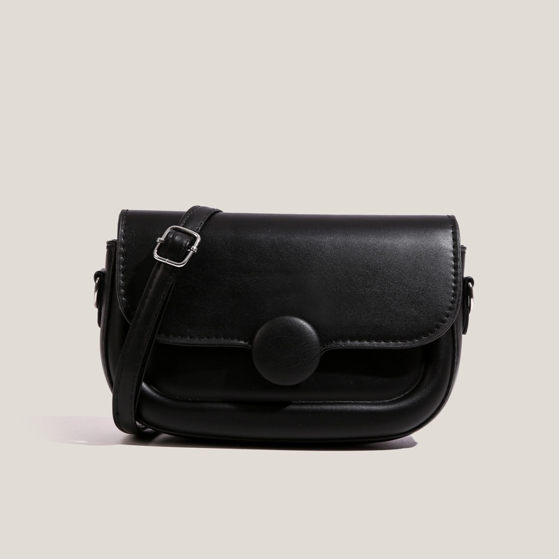 Túi Đeo Chéo Hình Vuông Nhỏ Màu Trơn Phong Cách Đơn Giản Cho Nữ