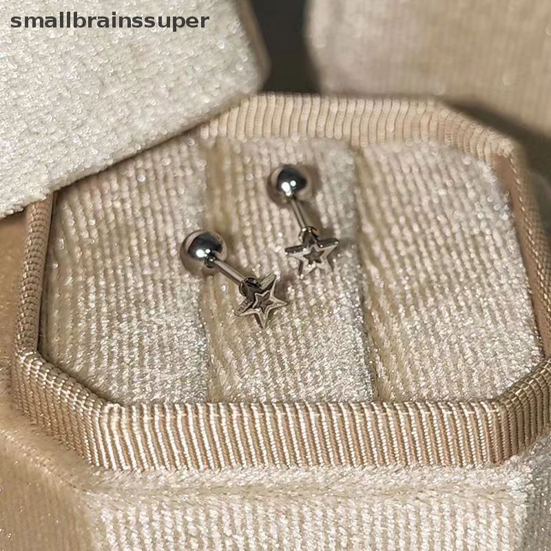 1 Đôi Khuyên Tai Dạng Xoắn Ốc Hình Ngôi Sao Thời Trang Cho Nữ SBS