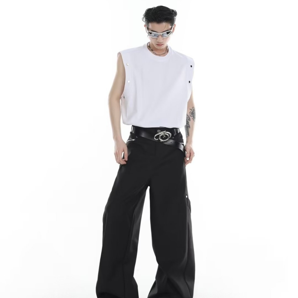 Áo Thun Sát Nách Dáng Rộng Màu Trơn Phong Cách Hàn Quốc Thời Trang Mùa Hè Cho Nam ÁO PhôNg ĐẹP Thun Cotton Nam Thun Unisex Nam