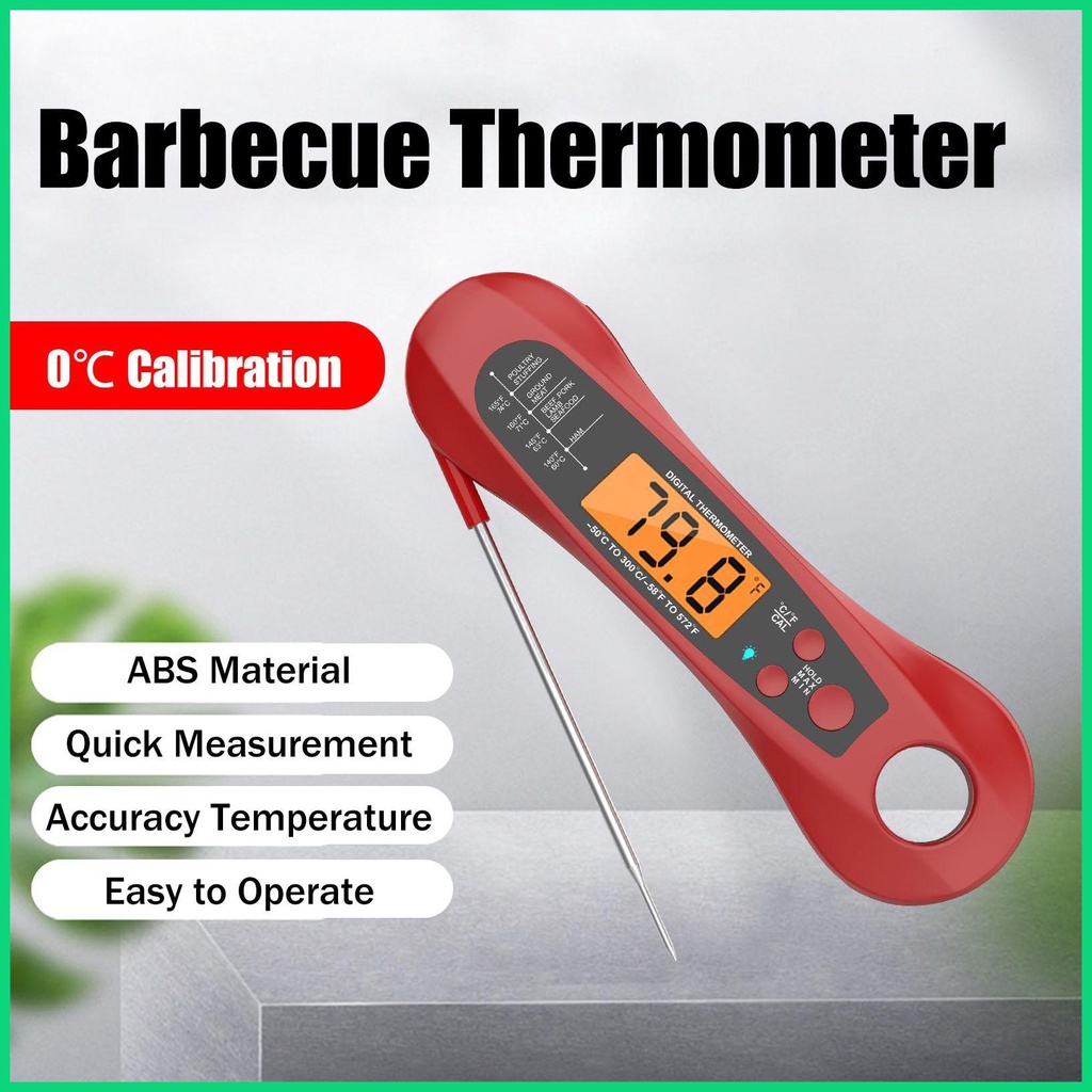 Nhiệt Kế Kỹ Thuật Số Chống Thấm Nước Có Thể Gấp Gọn Tiện Dụng Cho Cand Jwvn