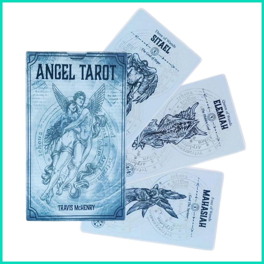 Bộ Thẻ Bài Tarot Oracle Phiên Bản Thiên Thần Bí Ẩn Tiếng Anh Vui Nhộn