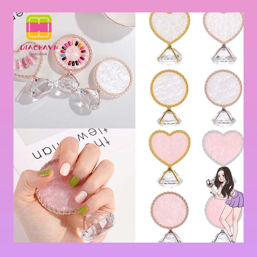 Bảng Pha Màu Vẽ Móng Nghệ Thuật Cung Hoàng Đạo|Kệ Trưng Bày Móng Tay Giả Mã Não Tiện Lợi