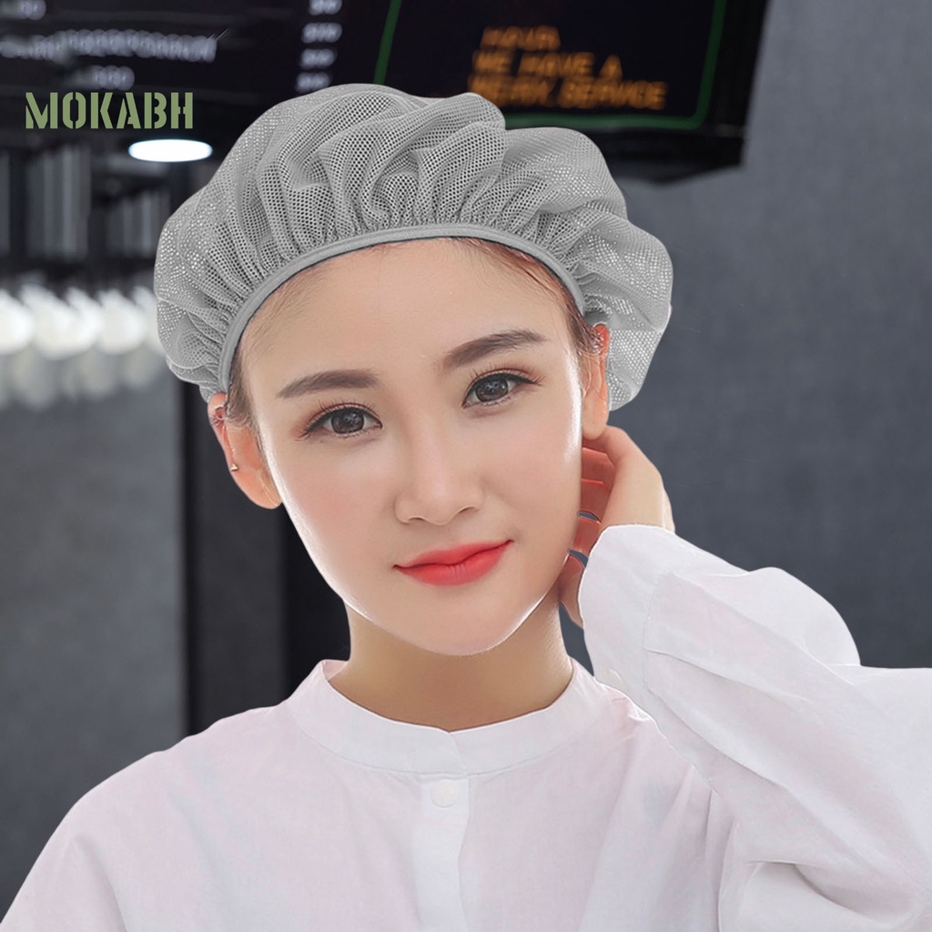 [Mok Abh] Mũ Lưới Thoáng Khí Chống Rớt Chống Bụi Chống Ngã Có Thể Điều Chỉnh Dành Cho Nam Nữ Làm Việc Hàng Ngày