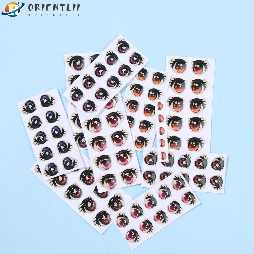 Set 5 / 10 Cặp Nhãn Dán Trang Trí Hình Ngôi Sao Dễ Thương DIY