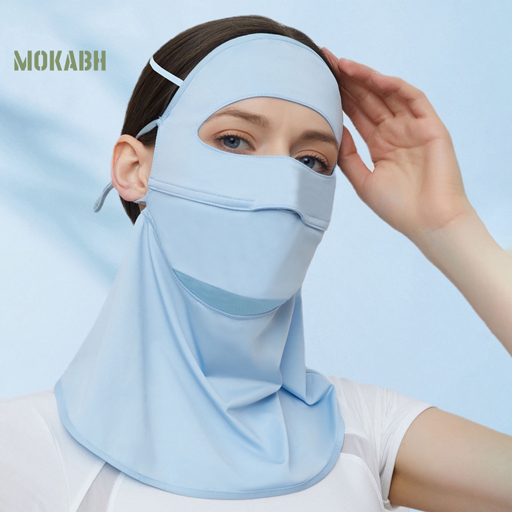 Khẩu Trang Chống Nắng Mok Abh Thân Thiện Với Làn Da Chống Rơi Và Tia UV Có Thể Điều Chỉnh