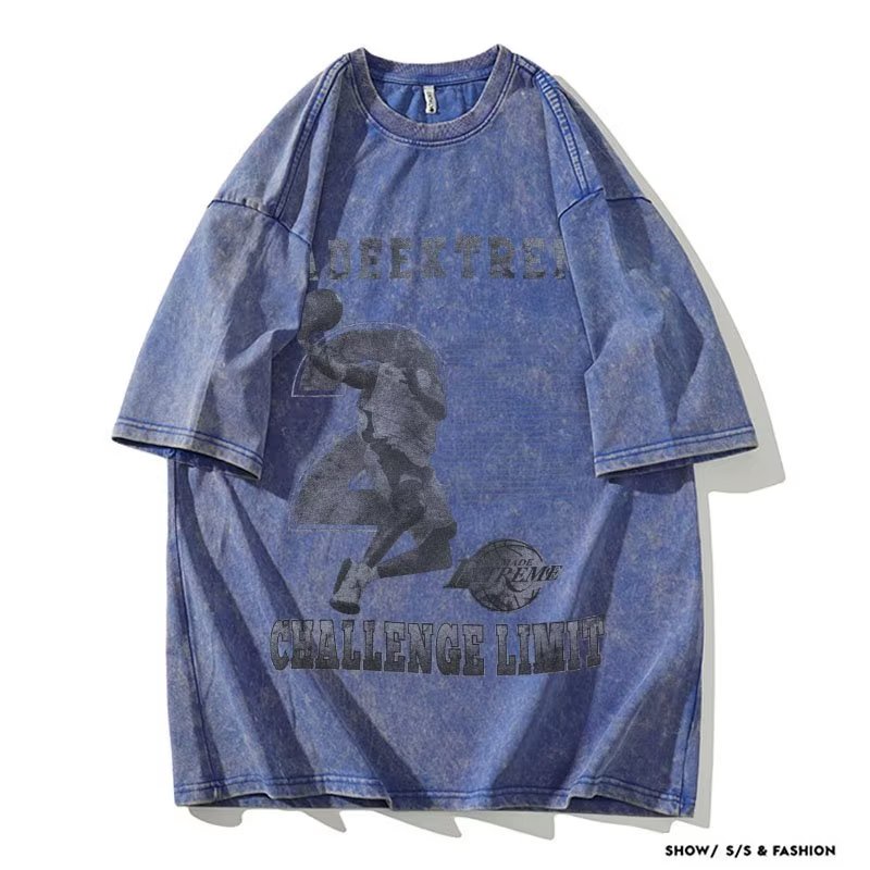 Áo Thun Tay Ngắn Dáng Rộng Phong Cách Hip Hop Đường Phố Thời Trang Mùa Hè Cho Nam