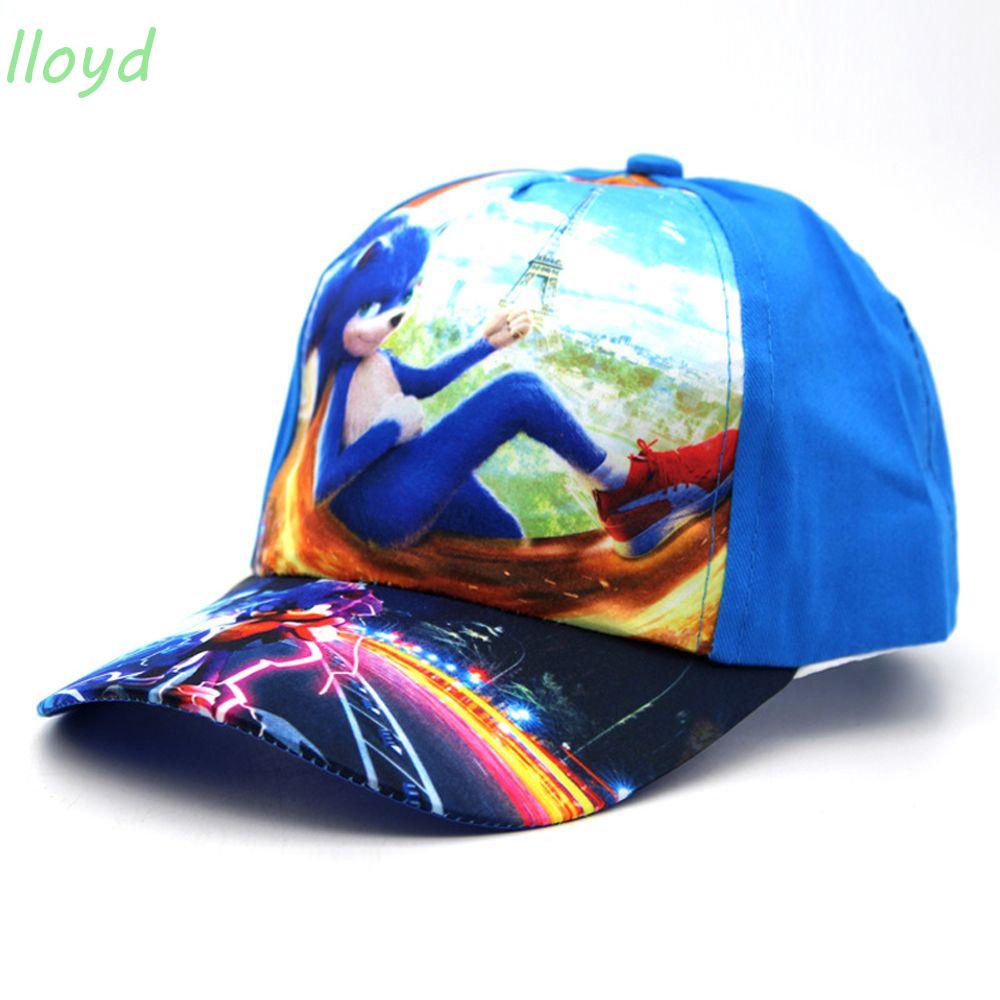 Lloyd Mũ Lưỡi Trai Thể Thao Hip Hop In Hình Sonic The Hedgehog Có Khóa Điều Chỉnh Được Làm Quà Tặng Ngoài Trời Cho Trẻ Em