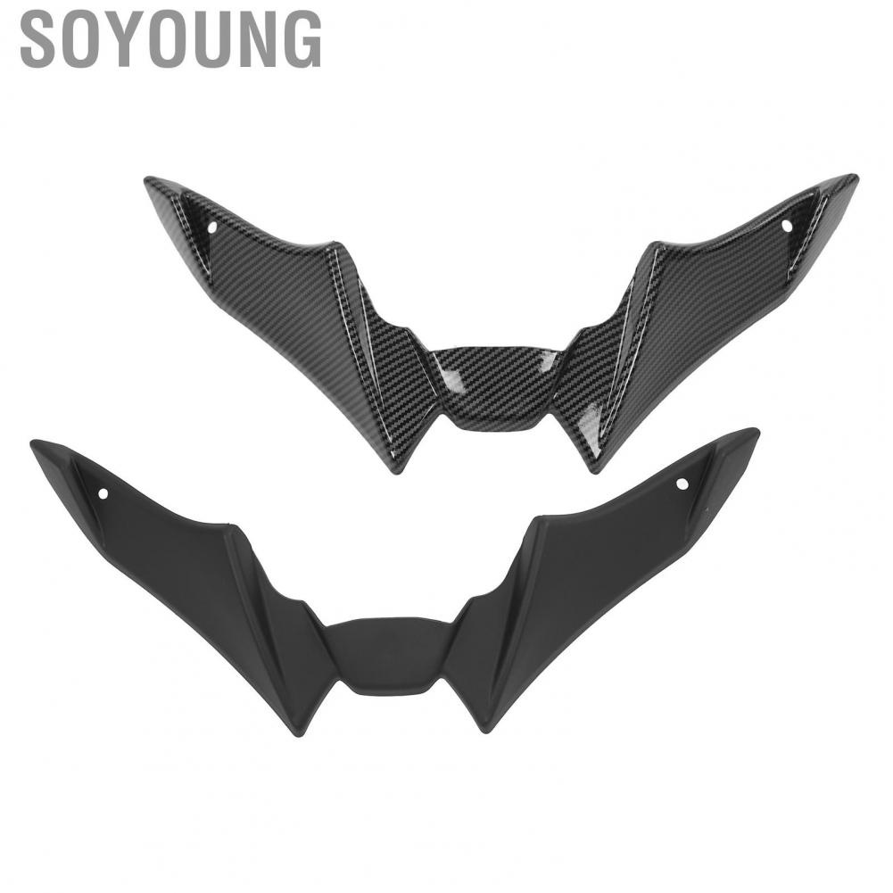 Soyoung Front Fender Beak  Detailed Workmanship Aerodynamic Fairing Cowl Stylish Appearance Shockproof for MT‑09 SP