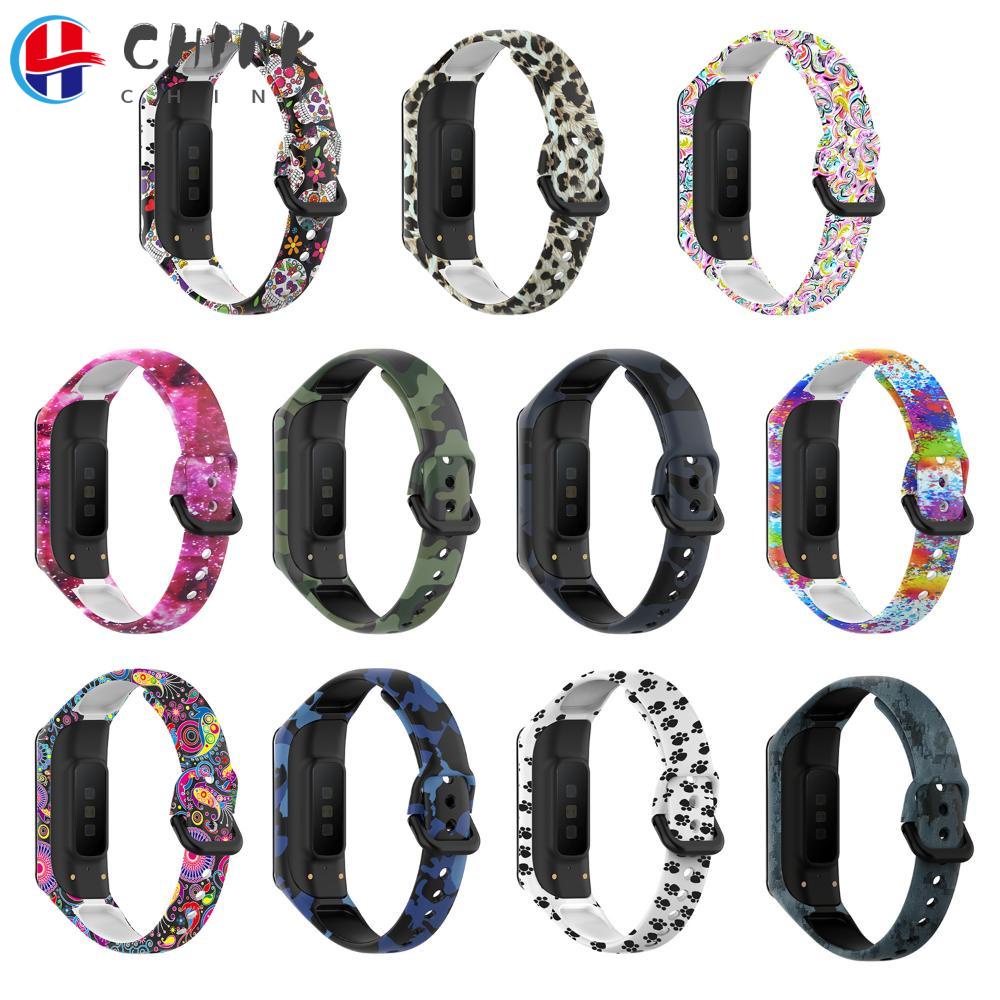 Dây Đeo Thay Thế Chất Liệu Silicon Màu Trơn Cho Samsung Galaxy Fit 2 SM-R220