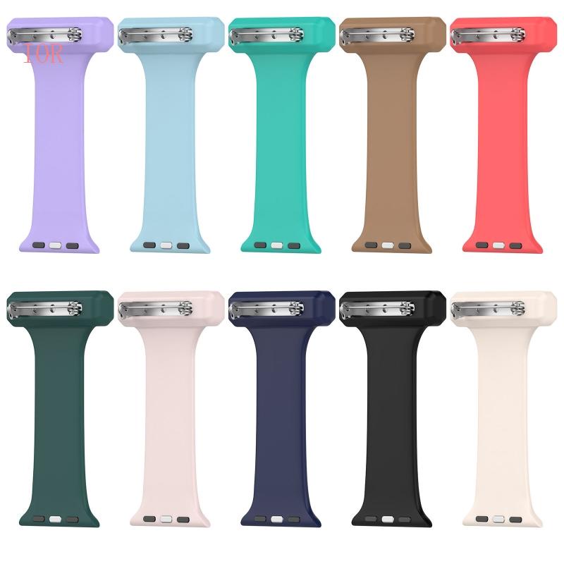 Chốt Cài Bằng Silicone Cho Đồng Hồ Thông Minh iWatch 1 2 3 4 5 6 7 SE 42 44 45mm