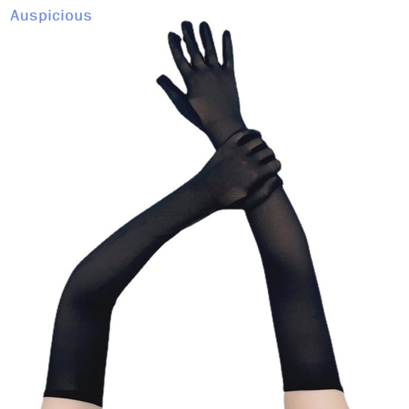 Găng Tay Ren Mỏng Trong Suốt Co Giãn Tốt Thoáng Khí Dành Cho Nữ