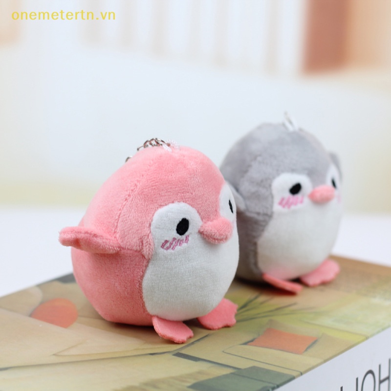 Móc Khóa Hình Chim Cánh Cụt Nhồi Bông Đáng Yêu