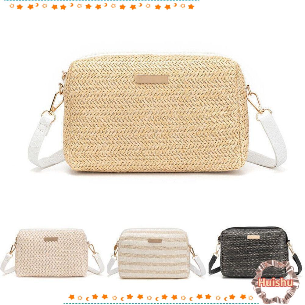Túi Rơm Dệt Đeo Vai / Xách Tay Thời Trang Dành Cho Nữ